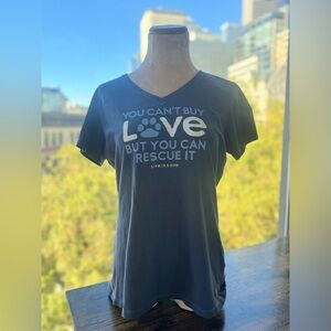 Life is Good “You Can’t Buy Love” Rescue Tee – Pet Lover’s Favorite